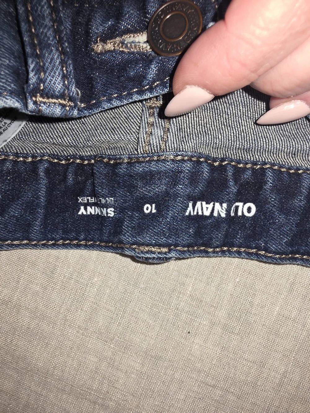 Old Navy Boys Dark Blue Straight Leg Jeans
